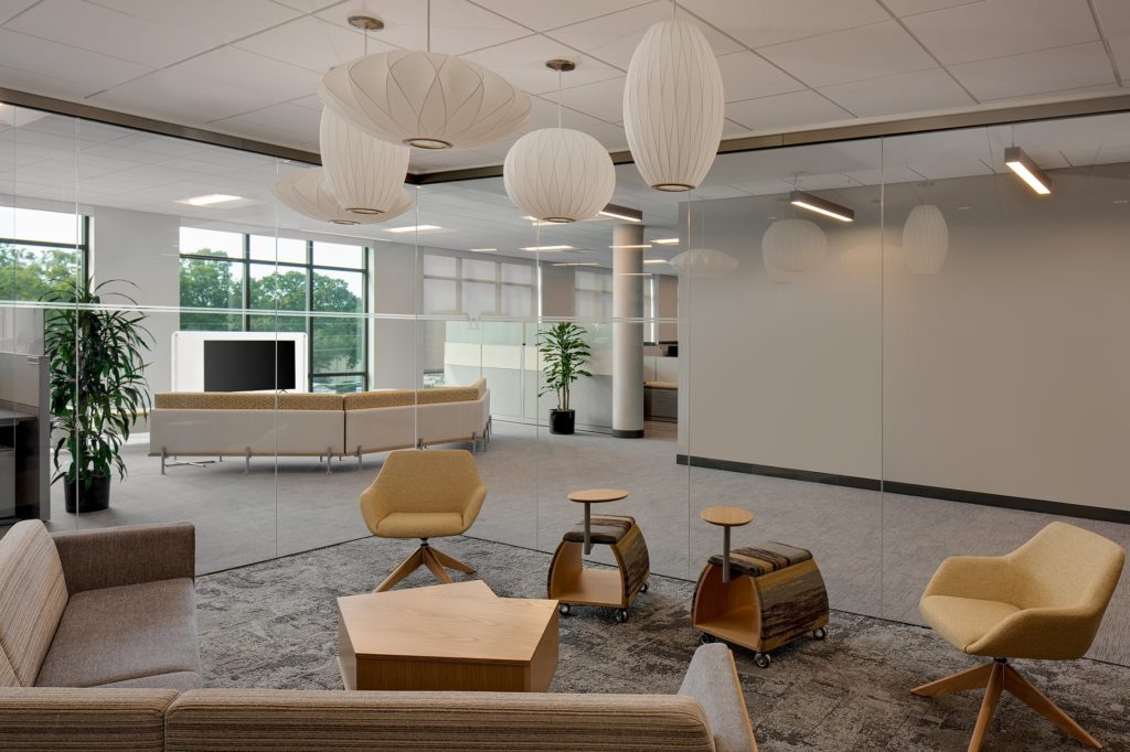 Bank Of Tampa Encased Soft Seating Room Min | Rof Inc