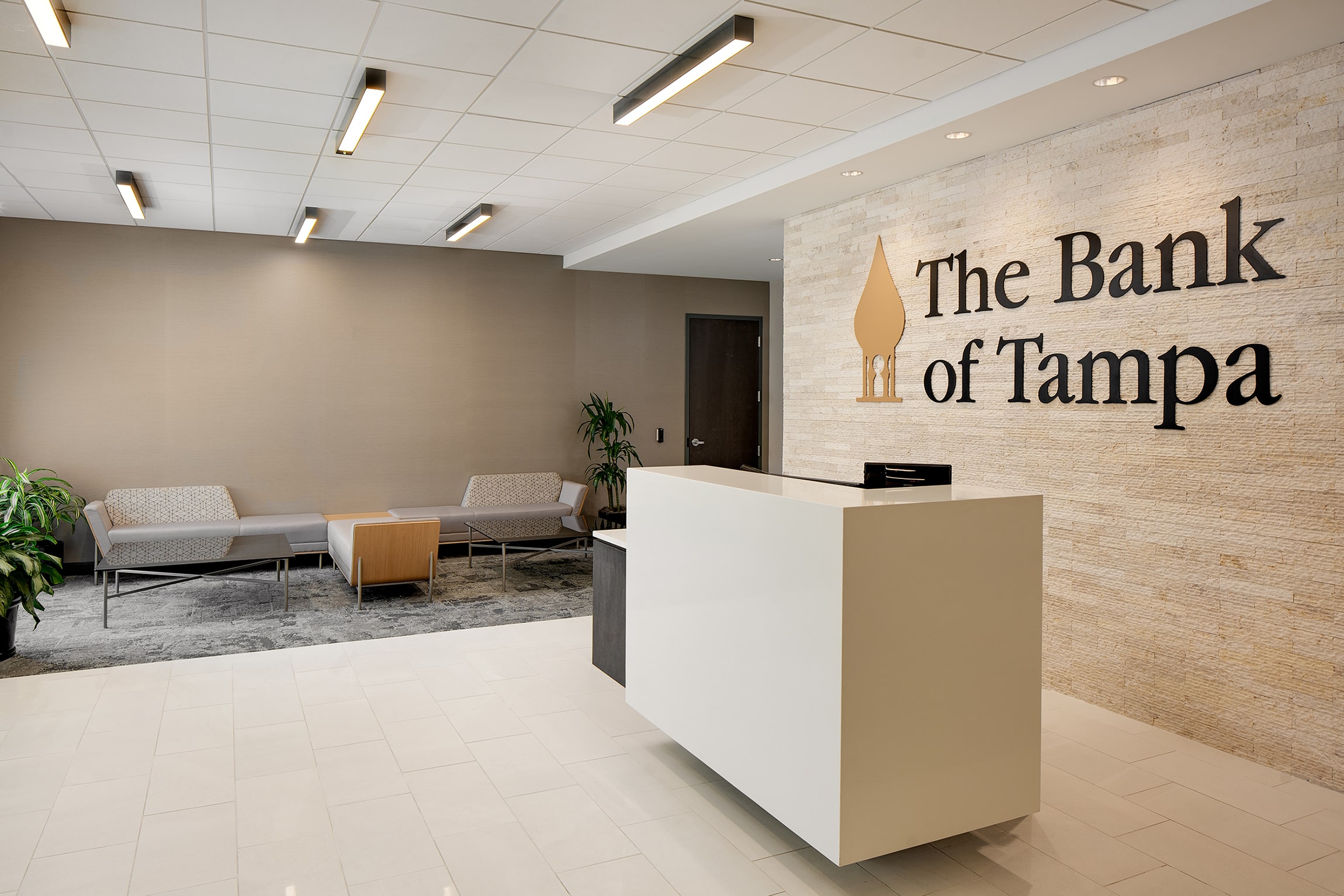 Bank Of Tampa Main Reception Angle Min | Rof Inc